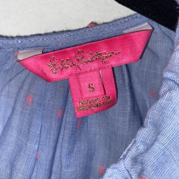 Lilly Pulitzer size small beautiful detailed top excellent condition - Picture 6 of 6
